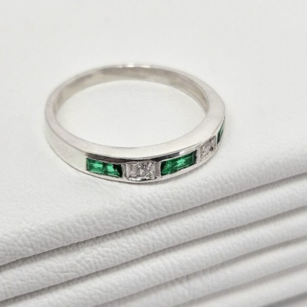 Anillo Baguette Verde - Imagen 3