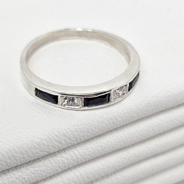 Anillo Baguette Negro - Imagen 3