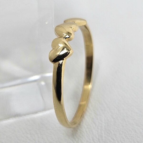 Anillo Corazones Liso